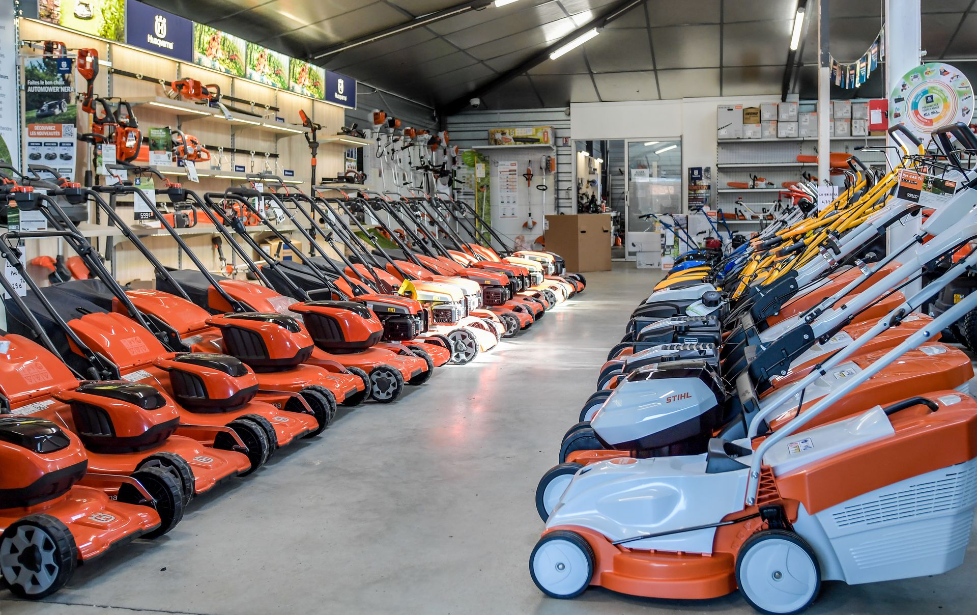 Tondeuses à gazon Husqvarna Stiga — Sermot Motoculture Angers